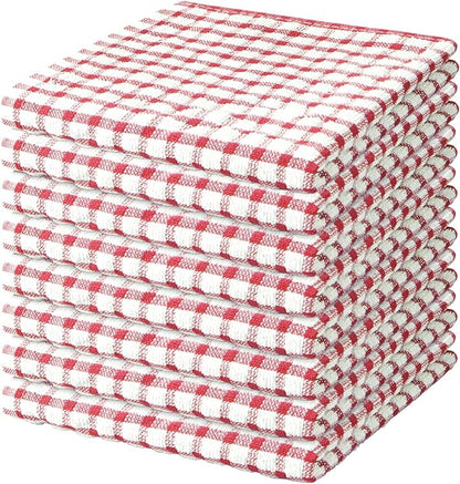 Nialnant 8 Pcs Kitchen Dish Rags,100% Cotton Kitchen Towels Soft Absorbent Quick Drying Dish Cloths for Washing Dishes,Cleaning rags-11 x 11In