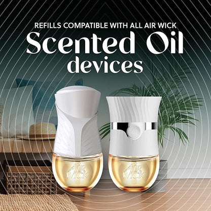 AIR WICK Scented Oil - Vibrant Refill Island Coconut & Warm Sands 5 ct. (Pack of 2)