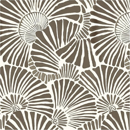 White and Brown Peel and Stick Wallpaper 17.3"393" Modern Boho Self Adhesive Removable Contact Paper for Bedroom Cabinets Drawers Shelf Home Decor Vinyl Film