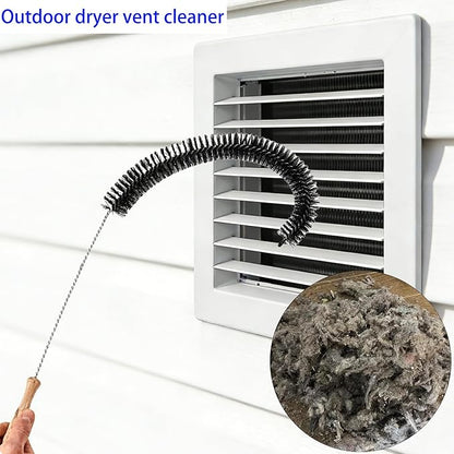 47.24" Extra Long Dryer Vent Cleaner Brush – Flexible Dryer Lint Brush for Deep Cleaning of Lint Trap, Refrigerator Coils, Dust, and Pet Hair – for Fire Risk Reduction & Better Efficiency