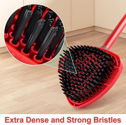Scrubber Mop Head for Ocedar, Upgrade Scrub Brush for Ocedar, Spin Mop Scrub Brush Head for Ocedar EasyWring 1-Tank, More Bristles Scrub Brush Attachment for Bathroom