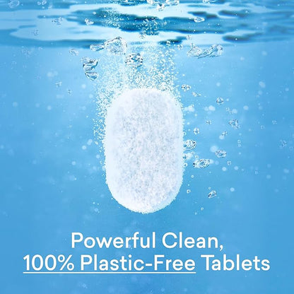BLUELAND 100% Plastic-Free Dishwasher Detergent Tablets, 120 Count, Free & Clear, Eco-Friendly Dishwashing Pods, Natural, USDA Certified biobased