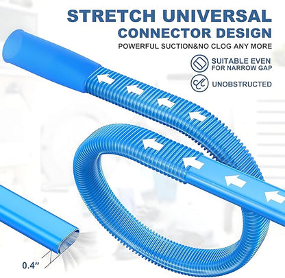 Upgraded Dryer Vent Cleaner: Universal Vacuum Hose Attachment Fits All Vacuums Cleaner, Deep Cleaning Tools for Clogged Ducts & Lint Removal