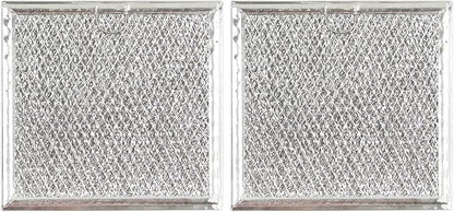 Microwave Oven Grease Filter Fit for Samsung ME19R7041FS ME19R7041FS/AA ME19R7041FT ME19R7041FT/AA ME19R7041FB ME19R7041FB/AA, 2 Pcs Durable Washable Heavy-Duty Grease Trapping