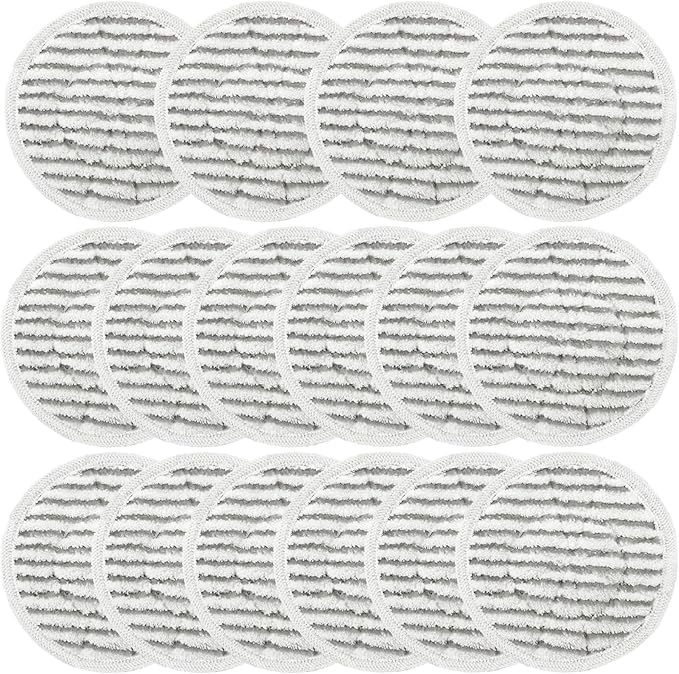 16 Pack S7001 Pads Replacement Steam Mop Pads for Shark S7001 S8201 S7201 S7000AMZ S8001 S7000 S7005 S7020 Series Steam Mop Pads,Steam & Scrub All-in-One Scrubbing Mop Pads,Compare Part #:XKITP7000