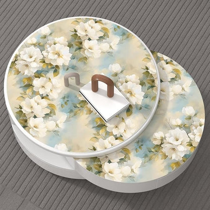 Floral Wallpaper Peel and Stick Vintage Beige Flowers Contact Paper Vinyl Waterproof Self Adhesive Removable Green leaf Modern Wall Murals for Bedroom Walls Shelves Cabinet Decoration 17.5" X 118"