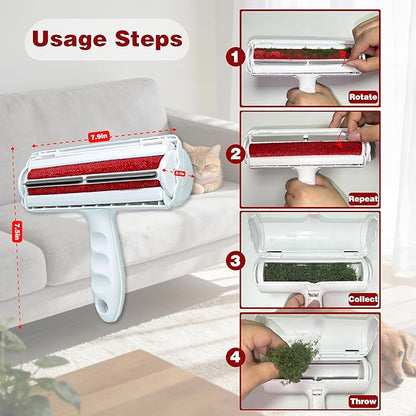 Pet Hair Remover Roller, a Reusable pet Hair Removal Tool, Suitable for Sofas, Furniture, Carpets, Cars, and Bedding for Removing cat and Dog Hair