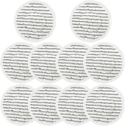 10 Pack S7001 Pads Replacement Steam Mop Pads for Shark S7001 S8201 S7000AMZ S8001 S7000 S7001TGT S7201 S7005 S7020 Series Steam Mop Pads Steam & Scrub All-in-One Scrubbing Mop Pads Part #: XKITP7000
