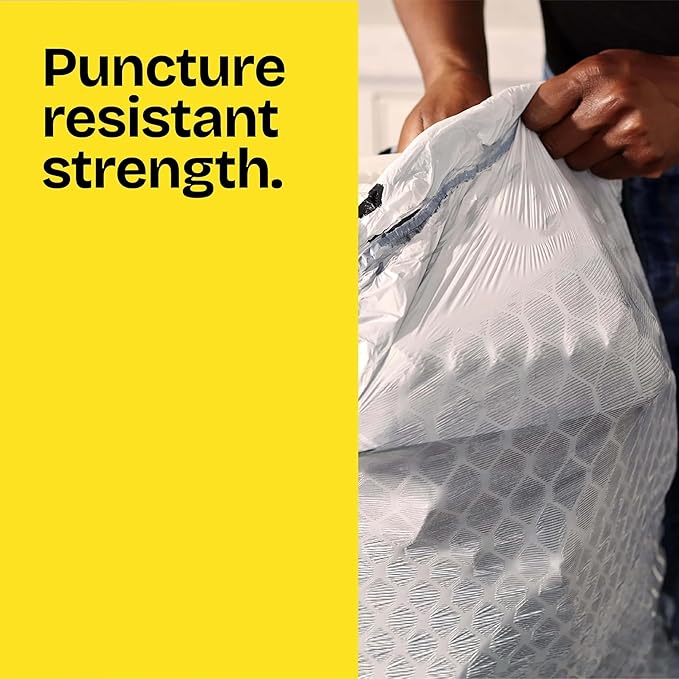 Glad ForceFlex Tall Kitchen Drawstring Trash Bags, 13 Gal, Fragrance Free, 80 Ct (Package May Vary)