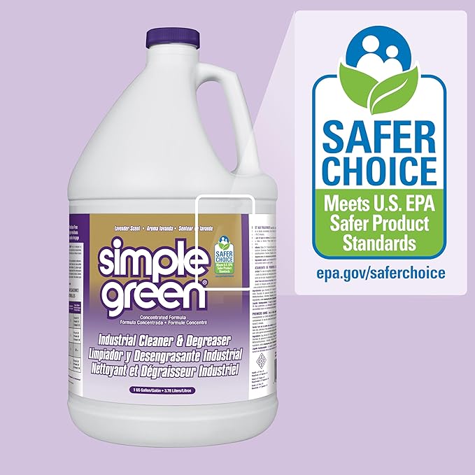 Simple Green Industrial Cleaner and Degreaser 1 Gal. MPF Micro-Particulate Fractionalization Lavender Scent