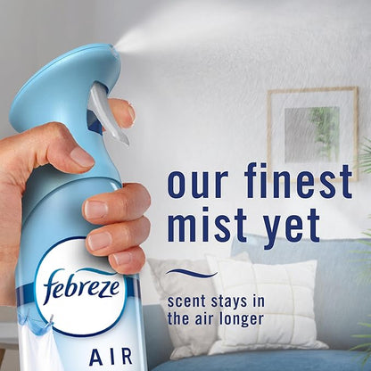 Febreze Air Mist, Air Freshener Spray, Odor Fighting Room Spray, Deodorizer for Home Bathroom Kitchen Office Apartment Dorm Room Classroom, Gain Island Fresh Scent, 8.1oz (Pack of 2)