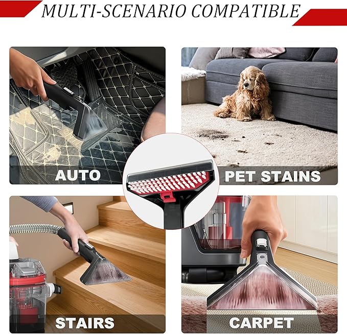 FH14050 Brush Replacement Parts Compatible with Hoover CleanSlate Plus Machine Carpet Cleaners for FH15000V FH14000 FH14000V BH14000V AH31710 AH30941 FH14052 AH31711 AH30940 Spot Tough Stain Brush