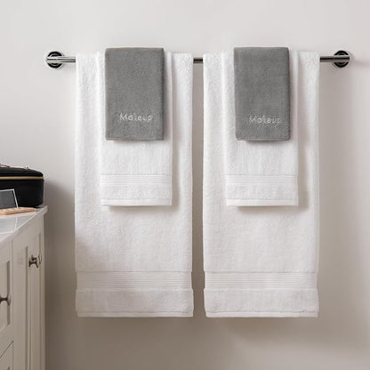 Arkwright Makeup Remover Fingertip Towels 6 Pack - Microfiber Coral Fleece Face Towels, Ultra Soft Reusable Washcloths, Gentle Facial Cleansing for Waterproof Makeup, 11 x 17, Grey