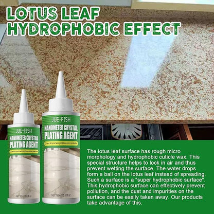 Marble Nano Crystal-Plating Agent, Stone Crystal Plating Agent, Nano Crystal Plating Agent for Kitchen, Marble&Granite&Quartz Countertop Cleaner and Polish (1PC)