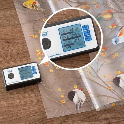 DKTIE Stained Glass Window Film with Installation Tools, Window Privacy Film Non-Adhesive Static Cling Decorative Frosted Glass Window Film Window Heat Blocker Heat Control (S3533, 17.7in X 118.1in)