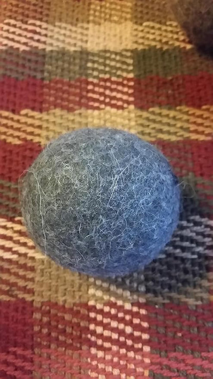 Set of 6-All Natural Alpaca Wool Dryer Balls-Hypoallergenic-Organic-Handmade-Fabric Softener, Dryer Sheet Replacement