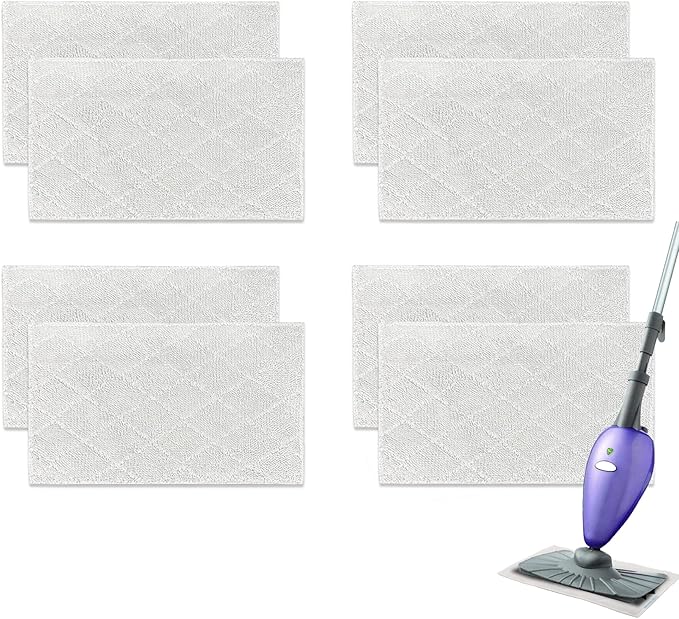 Light n Easy Steam Mop Pads Replacement for OApier S5 and SENMO Steam Mop Floor Cleaning Cloths Compatible with Light 'N' Easy S3601 S3101 S7326 7688ANB 7688ANW 7618ANB 7618ANW S6 S15 S1 S4 S5 S12