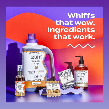 Zum by Indigo Wild All-Purpose Cleaner - Natural Multipurpose Cleaner Made with Essential Oils, Baking Soda & More - Sweet Orange, 16 fl oz