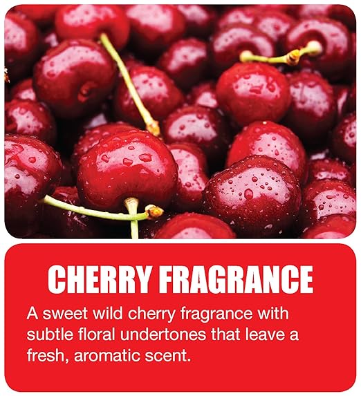 Big D 601 Toilet Bowl Rim Hanger with Non-para Block, Cherry Fragrance, 1500 Flushes (Pack of 12) - Ideal for restrooms in Offices, Schools, Restaurants, Hotels, Stores