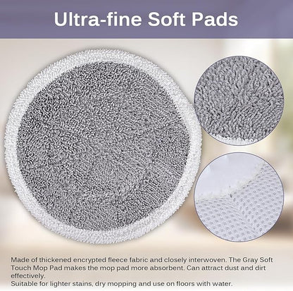 Sgizoku Steam Mop Replacement Pads for Shark S8201 S8001 S7000 S7000AMZ S7001 S7001TGT S7000 S7201 S7000C Series Steam & Scrub All-in-One Hard Floor Reusable Mop Head Refill - #: XKITP7000 (6+2+2+2)