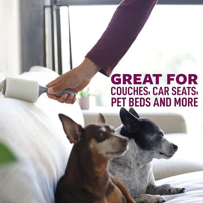 Scotch-Brite Pet Hair Pickup Extra Sticky Lint Roller, Designed for Removing Fur + Fluff on Couches, Clothes, Dog and Cat Beds, & More, 2 Pack, 140 Easy-Tear Adhesive Sheets Total