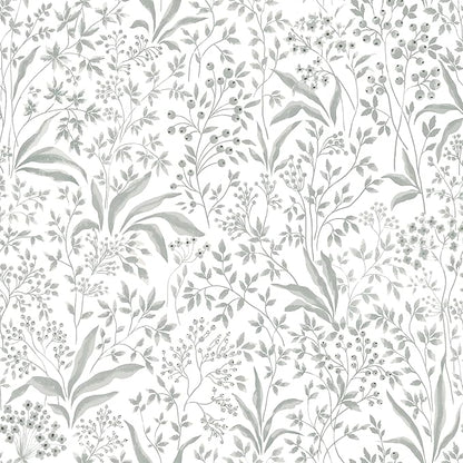 Heroad Peel and Stick Wallpaper Boho Floral Contact Paper 17.3''x196'' Leaf Wall Paper Removable Self Adehsive Wallpaper for Cabinets Drawers Bedroom Kitchen Bathroom Waterproof Decor Vinyl Roll