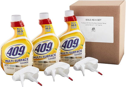 Formula 409 Multi-Surface Spray Cleaner, Lemon Scent, 22 Ounces, Pack of 3