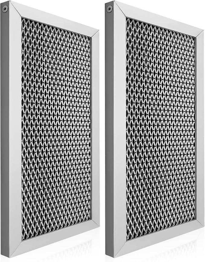2 Pcs Microwave Charcoal Filter Fit for Samsung, Replace ME18H704SFS/AA ME18H704SFS/AC ME18H704SFW/AA ME18H704SFW/AC