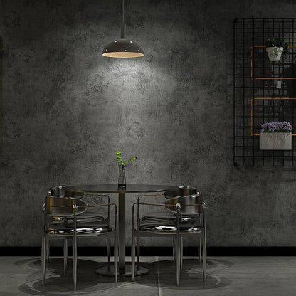 3yecao 16"×708" Large Size Thick Big Roll Faux Dark Blue Grey Concrete Wallpaper Peel and Stick Waterproof Gray Concrete Contact Paper Vinyl 3d Adhesive Cement Tile Sticker for Bedroom Store Gym Walls