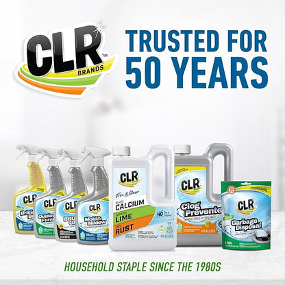 CLR Free & Clear, No Dyes or Fragrances, Gentle Lime and Bathroom Descaler, Removes Hard Water Stains and Rust Deposits - Amazon Exclusive
