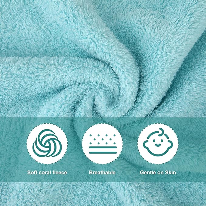 Syhood 12 Pieces Face Wash Cloth 12 x 12 in Makeup Remover Cloths Towel Coral Velvet Facial Microfiber Soft Fast Drying Facial Cleansing Towel for Face(Mix Light Colors)