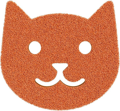 Scotch-Brite Purrfectly Clean Non-Scratch Scrub Sponge, Two- Sided, Limited Edition, 1 Sponge