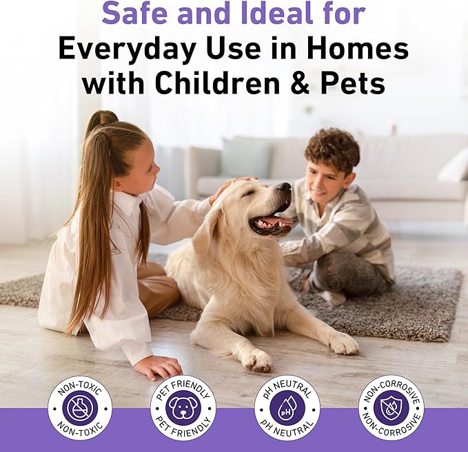 Creative Scents Multipurpose Enzyme Cleaner & Odor Remover | Super Concentrated for Floor, Carpet, Drain | Pet Urine Odor Eliminator | Cleaner for Cat Urine & Dog Poop | 1 Gallon - Calming Lavender