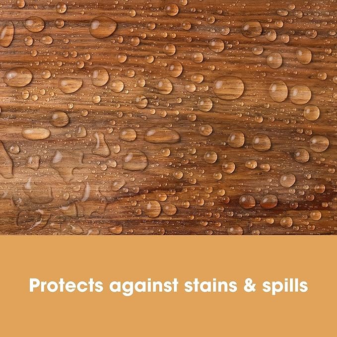 Furniture Clinic Wood Floor Polish | 1700 Sq Ft Coverage | Polishes to a Glossy Finish | Protects Against Stains & Fills Scratches | For All Types of Wood Flooring | 17oz/500ml