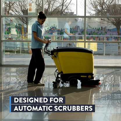 Scrubbles Low Foaming Automatic Floor Cleaner, Industrial Strength Concentrate - Deep Cleaning Solution for Concrete Floors, 2oz Per Gallon of Hot Water, 1 Gallon, Makes 64 Gallons