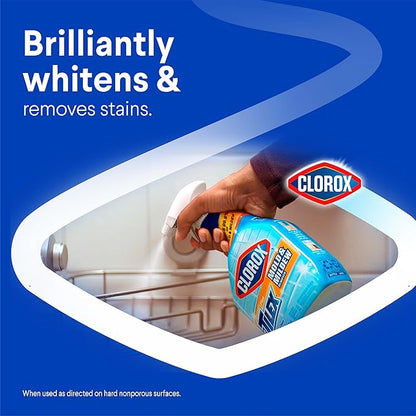 Clorox Plus Tilex Mold and Mildew Remover with Bleach, Spray Bottle, 32 Fluid Ounces, Unscented, Pack of 3
