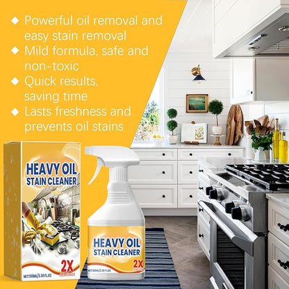 Kitchen Degreaser Tackles Oven Grime Cooktop Residues Food Splatters Works on Porcelain Metal Kitchen Degreaser for Stove