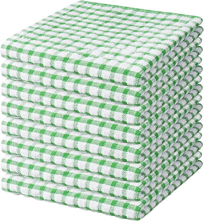 Nialnant 8 Pcs Kitchen Dish Rags,100% Cotton Kitchen Towels Soft Absorbent Quick Drying Dish Cloths for Washing Dishes,Cleaning rags-11 x 11In