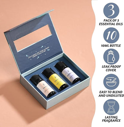 Folkulture Laundry Essential Oils Set for Dryer Balls | Set of 3 Fresh Linen & Clean Scent Oils | Citrus, Linen & Lavender Fragrance Oils for Laundry for Home, Hotels | Everyday Gift