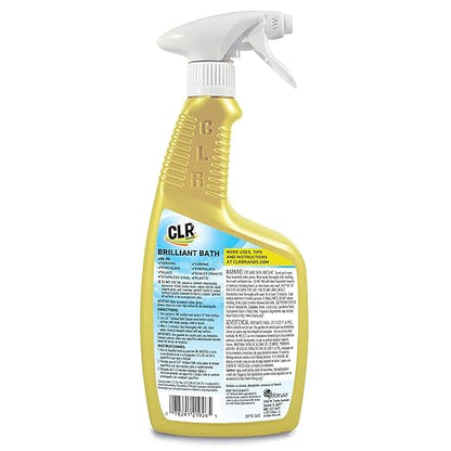 CLR Brilliant Bath, Fresh Scent Foaming Action Cleaner, Spray Bottle, 26 Fl Oz (Pack of 1) (Packaging May Vary)