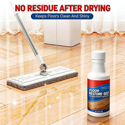 Floor Restore Cleaner, High Solid Content Floor Polish for Shine Renewal & Protective Layer, Floor Restoreeezs Helps Conceal Small Scratches, Quick-Drying Protective Finish for Tile,Shine(3 PACK)