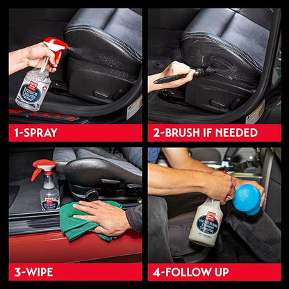 Griot's Garage Interior Cleaner Spray for Car Seats, Carpet, Upholstery Fabric, Floor Mat, Vinyl, Dashboard, Ideal for Truck, SUV, RV, Boat, and More, 10956, 22 Fl Oz