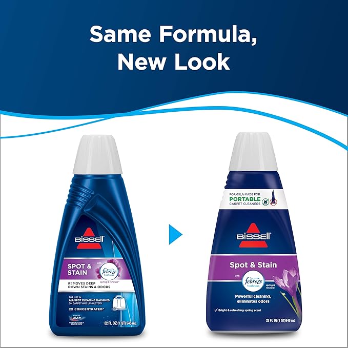 Bissell Spot & Stain with Febreze Freshness Spring & Renewal Formula, 7149, 32 ounces