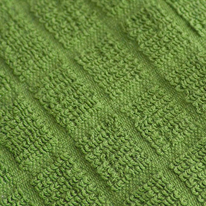 Ritz Premium Kitchen Towel and Dish Cloth Value Set: Highly Absorbent, Super Soft, Long-Lasting, 100% Cotton Checked and Solid Hand Towels, Tea Towels, Bar Towels - 6 Pack, Fluorite Green