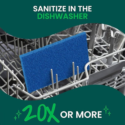 Scotch-Brite® Zero Scratch Scour Pad, 3 Scrubbing Pads, Non-Scratch Scouring Pads for Kitchen and Dish Cleaning