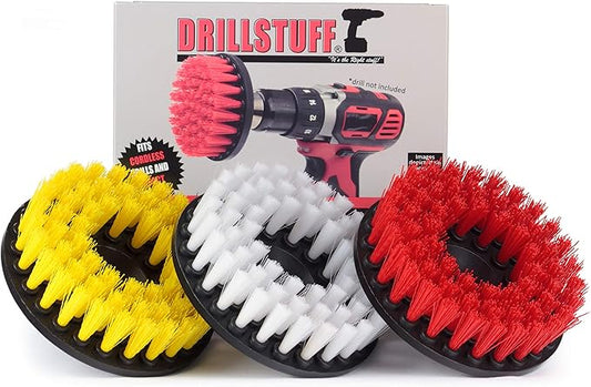Cleaning Supplies - Drill Brush - Leather Cleaner - Shower Door - Upholstery - Carpet - Bathroom Accessories - Shower Cleaner - Bathtub - Tile - Outdoor - Scrub Brush - Garden - Bird Bath - Granite