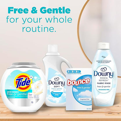 Tide PODS Free and Gentle Odor Refresh Laundry Detergent Packs, 45 Count, Hypoallergenic Laundry Detergent Pods