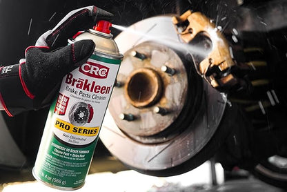 CRC Brakleen 1003663 Brake Cleaner Spray BPC Pro Series Non-Chlorinated 50 State Formula, 20 oz, [1 Pack]
