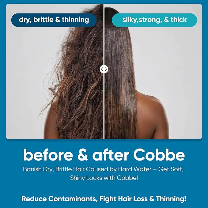 Cobbe Filtered Shower Head with Handheld, High Pressure 6 Spray Mode Showerhead with Filters, Water Softener Filters for Hard Water - Remove Chlorine - Reduces Dry Itchy Skin, Oil Rubbed Bronze