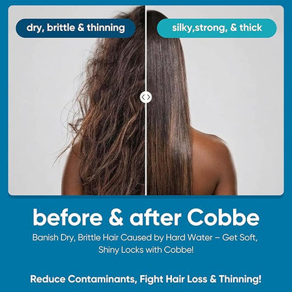 Cobbe Filtered Shower Head with Handheld, High Pressure 7-mode Showerhead with Filters for Hard Water - Remove Chlorine - Reduces Dry Itchy Skin, Patented Paddle Shift Design, Chrome